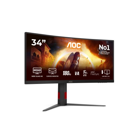 AOC Gaming CU34G4 34 Fast VA 3440 x 1440 (UltraWide) HDMI DisplayPort 180Hz